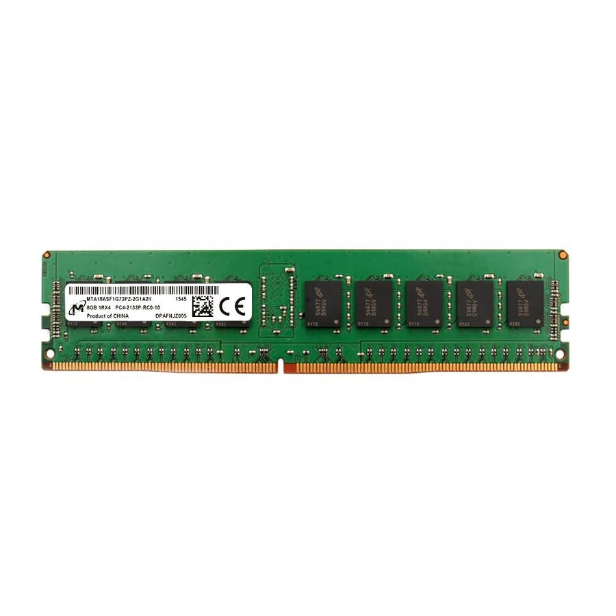 Micron 8GB DDR4 Servergeheugen – ECC Registered (RDIMM) | MTA18ASF1G72PZ-2G1A2II-1
