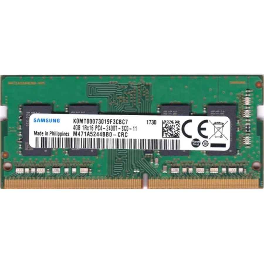 Samsung 4GB DDR4 Laptopgeheugen – 2400 MHz SODIMM | M471A5244BB0-CRC-1