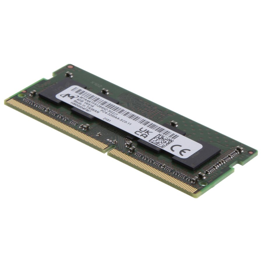 Micron 4GB DDR4 Laptopgeheugen – 3200 MHz SODIMM | MTA4ATF51264HZ-3G2J1-1
