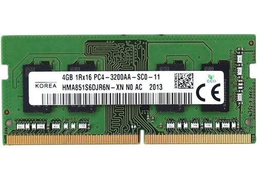 SK Hynix 4GB DDR4 Laptopgeheugen – 3200 MHz SODIMM | HMA851S6DJR6N-XN 