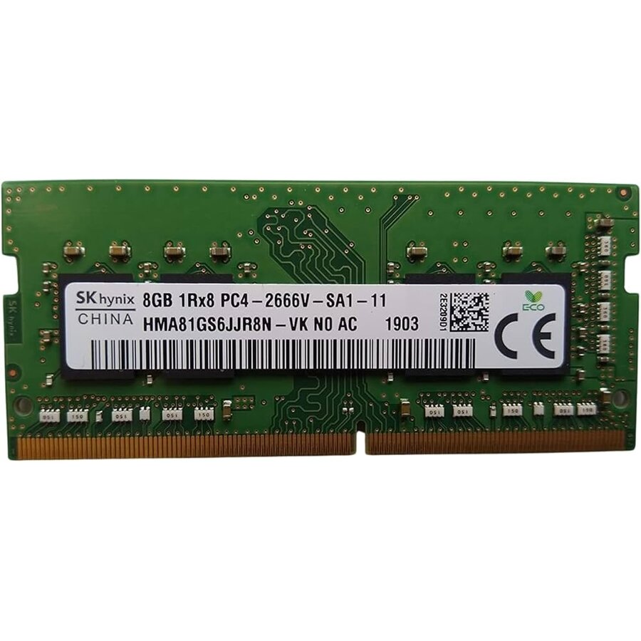 SK Hynix 8GB DDR4 Laptopgeheugen – 2666 MHz SODIMM | HMA81GS6JJR8N-1