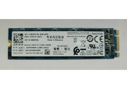 SanDisk 128GB SSD X600 SATA M.2 2280 | SD9SN8W-128G 