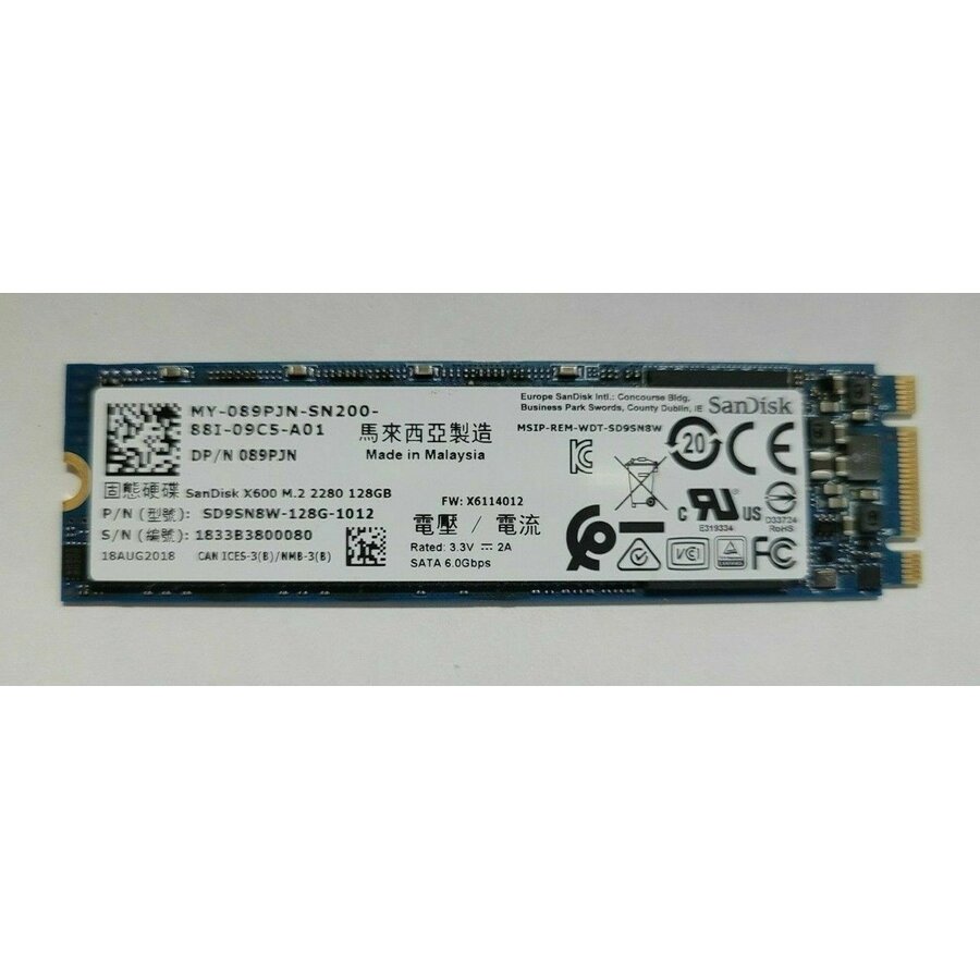 SanDisk 128GB SSD X600 SATA M.2 2280 | SD9SN8W-128G-1