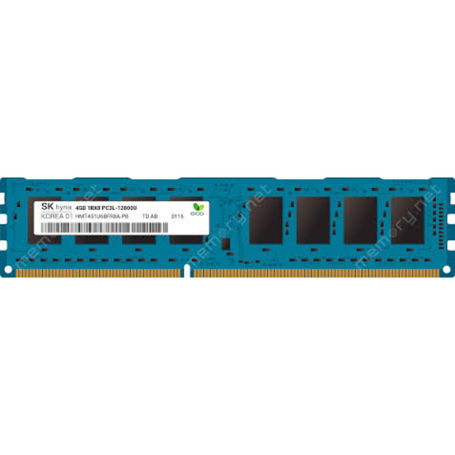 SK Hynix 4GB DDR3L Desktop Geheugen – 1600 MHz UDIMM | HMT451U6BFR8A-PB-1