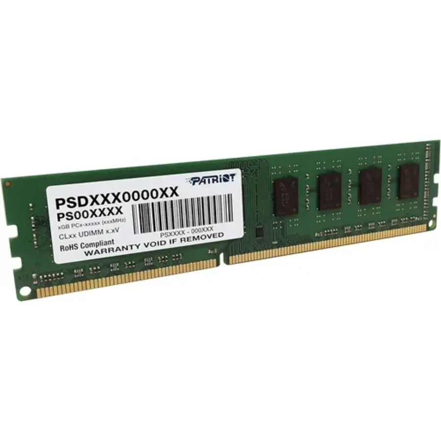 Patriot Memory 4GB DDR3 Desktop Geheugen – 1333 MHz CL9 | PSD34G13332-1