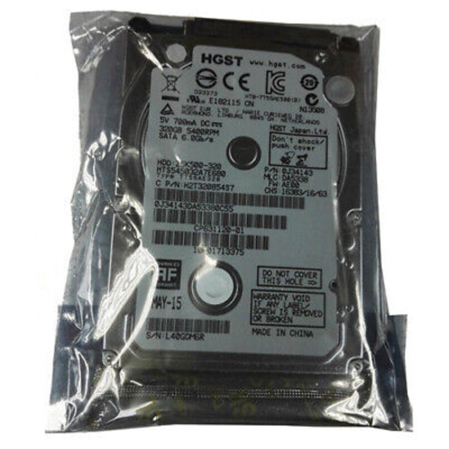 HGST 320GB 2.5" interne harde schijf – SATA (3Gb/s/6Gb/s), 5400 RPM (7200 RPM variant mogelijk)-1