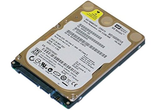 Western Digital 160GB 2.5" interne harde schijf – SATA (3Gb/s/6Gb/s), 5400 RPM (7200 RPM variant mogelijk) 