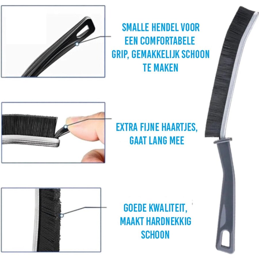 ZAZITEC Reinigingsset met 6 Spleetreinigingsborstels – Dunne borstels en spleetborstels voor nauwkeurige reiniging van kleine oppervlakken en spleten in elektronica-5