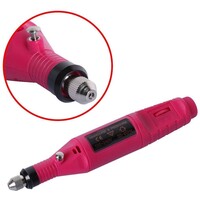 thumb-ZAZITEC Elektrische Nagelfrees / Detail Carver – Variabele Snelheid (3.000–20.000 RPM) voor Carving, Engraving, Routing, Grinding, Sharpening, Sanding, Polishing en Drilling - Roze-4