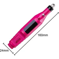 thumb-ZAZITEC Elektrische Nagelfrees / Detail Carver – Variabele Snelheid (3.000–20.000 RPM) voor Carving, Engraving, Routing, Grinding, Sharpening, Sanding, Polishing en Drilling - Roze-5