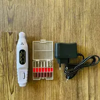 thumb-ZAZITEC Elektrische Nagelfrees / Detail Carver – Wit uitvoering met 9-12V Adapter – Variabele Snelheid (3.000–20.000 RPM) voor Carving, Engraving, Routing, Grinding, Sharpening, Sanding, Polishing en Drilling-3