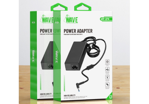 Zazitec Power Adapter 65W Blue Pin – Laptop Oplader voor HP – 19.5V 3.33A – Betrouwbare Vervangende Adapter - 