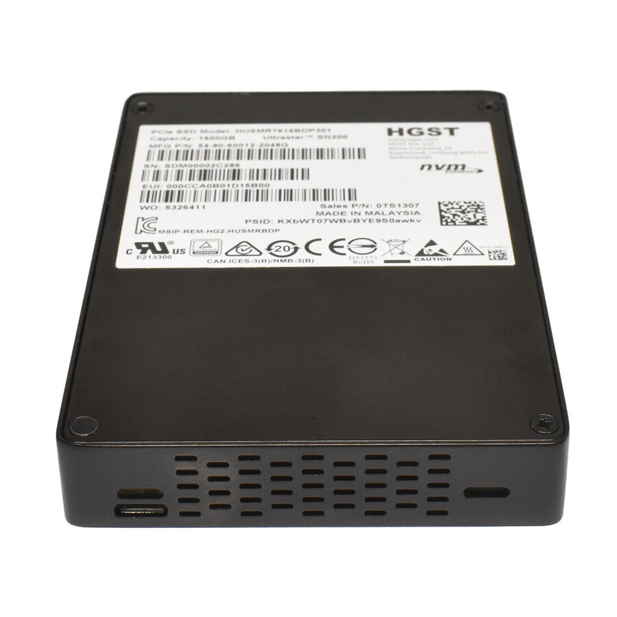 HGST Ultrastar 1.6TB SAS 12Gb/s Enterprise SSD – HUSMR7616BDP301 | 2.5" High-Endurance Datacenter SSD-1