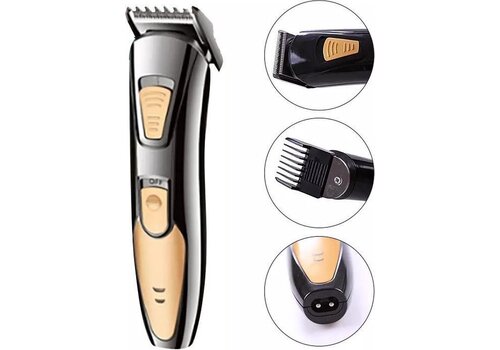 Surker SK-5807 Professionele Tondeuse & Trimmer – Draadloos en Oplaadbaar | Inclusief Opzetkammen 