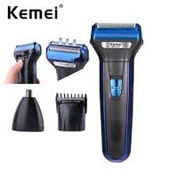 thumb-Kemei KM-6333 3-in-1 Draadloze Tondeuse & Trimmer Set – Oplaadbaar | Inclusief Neus- en Baardtrimmer-4