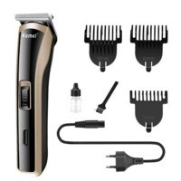 thumb-Kemei KM-418 Professionele Draadloze Tondeuse & Trimmer – Compact en Oplaadbaar | Voor Haarlijnen en Baard-3