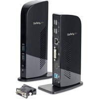 thumb-StarTech.com USB 3.0 Universeel Laptop Docking Station – Dual Video HDMI & DVI – Gigabit Ethernet | USB3DOCKHD-1
