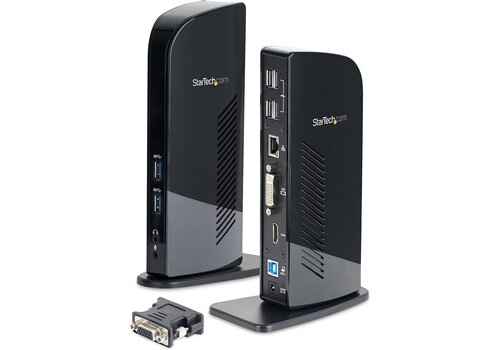 StarTech.com USB 3.0 Universeel Laptop Docking Station – Dual Video HDMI & DVI – Gigabit Ethernet | USB3DOCKHD 