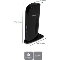 thumb-StarTech.com USB 3.0 Universeel Laptop Docking Station – Dual Video HDMI & DVI – Gigabit Ethernet | USB3DOCKHD-3