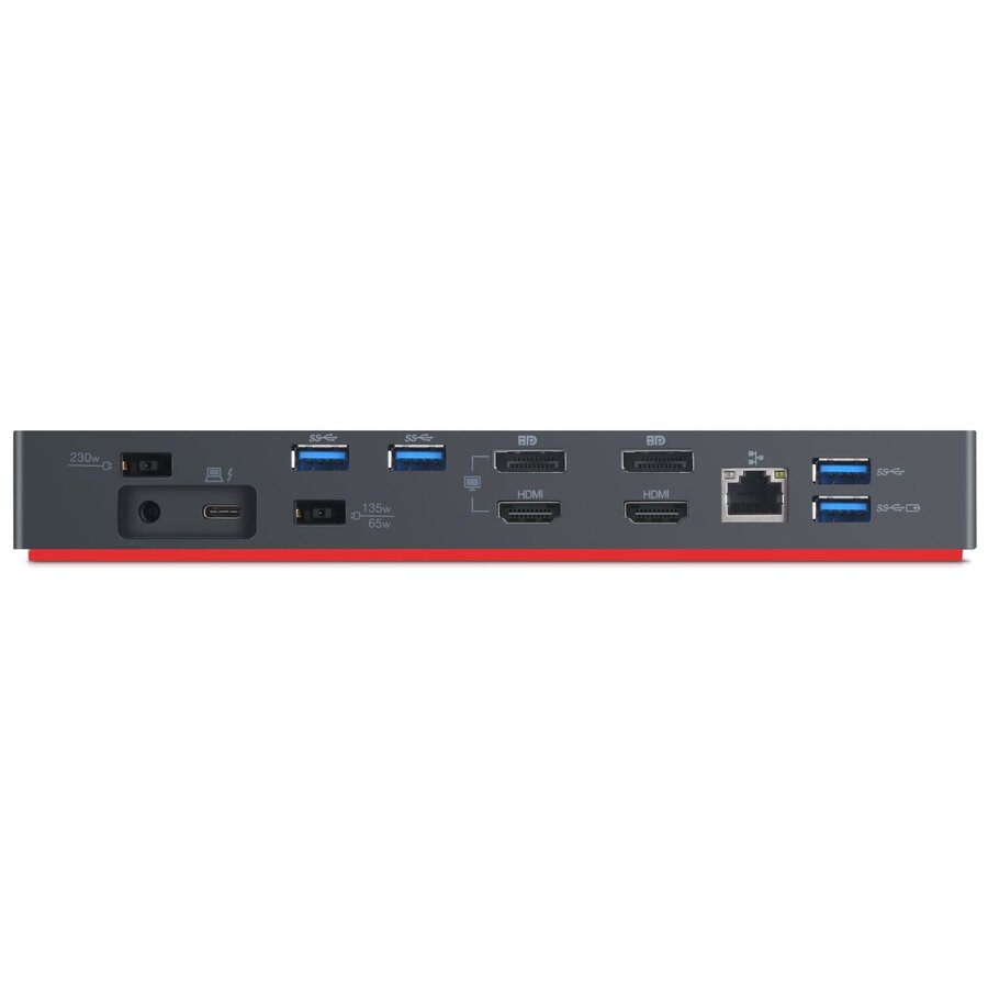 Lenovo ThinkPad Thunderbolt 3 Docking Station – 4K Ultra HD – 135W | Model 40AC – Voor ThinkPad, Yoga & X1 Series-4