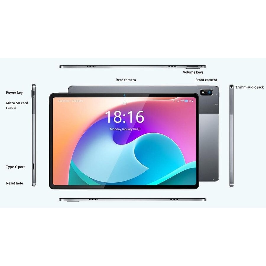 BMAX I11 Plus 10.36 Inch Tablet – 16GB RAM (8GB+8GB) – 256GB Opslag – Octa-Core Processor | 7500mAh Accu-7