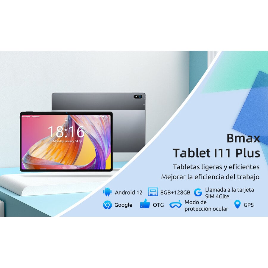 BMAX I11 Plus 10.36 Inch Tablet – 16GB RAM (8GB+8GB) – 256GB Opslag – Octa-Core Processor | 7500mAh Accu-8