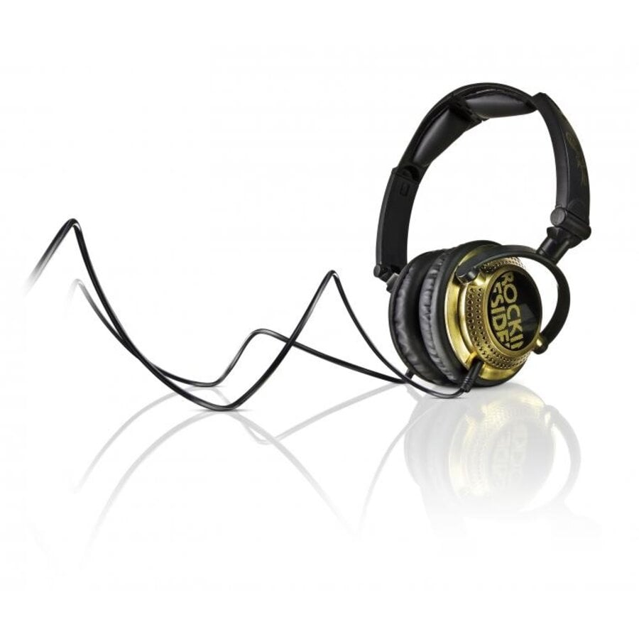 Rocking Residence WOOH! Tribal On-Ear Koptelefoon – Goud & Zwart | Urban Series – 40mm Drivers-3