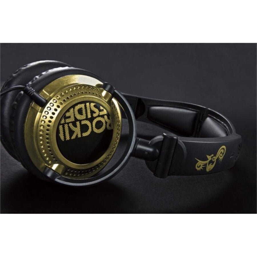 Rocking Residence WOOH! Tribal On-Ear Koptelefoon – Goud & Zwart | Urban Series – 40mm Drivers-5