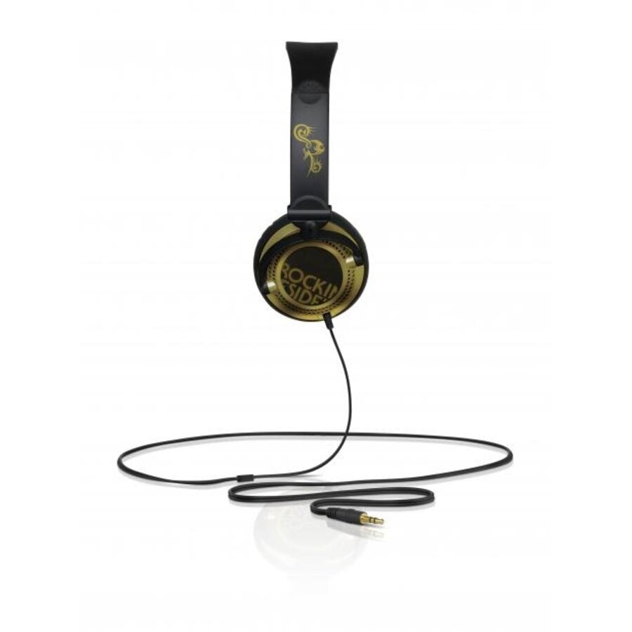 Rocking Residence WOOH! Tribal On-Ear Koptelefoon – Goud & Zwart | Urban Series – 40mm Drivers-4