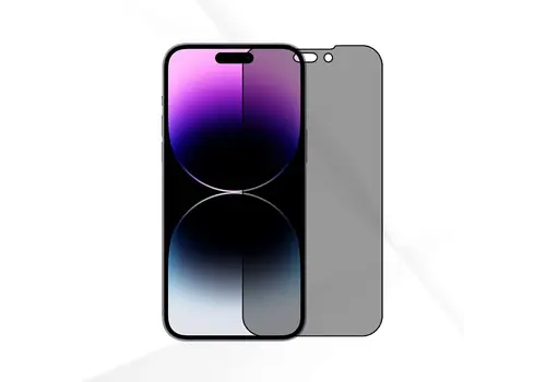 Privacy Screen Protector voor iPhone 15 Pro – Full Cover Tempered Glass | Anti-Spy Glass – 9H Hardheid 