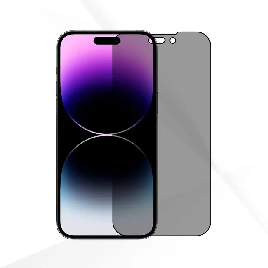 Privacy Screen Protector voor iPhone 15 Pro – Full Cover Tempered Glass | Anti-Spy Glass – 9H Hardheid-1