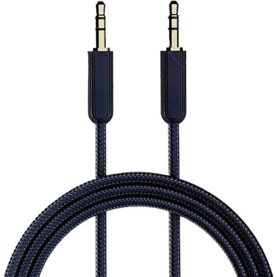 AUX Kabel 1 Meter – 3.5mm Stereo Jack naar Jack Audiokabel | Hoogwaardige Audioverbinding – Goudverguld-1