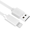 Zazitec Zazitec® USB-A naar Lightning Kabel – 1 Meter – iPhone & iPad Oplaadkabel | Snelle Data-synchronisatie – Wit