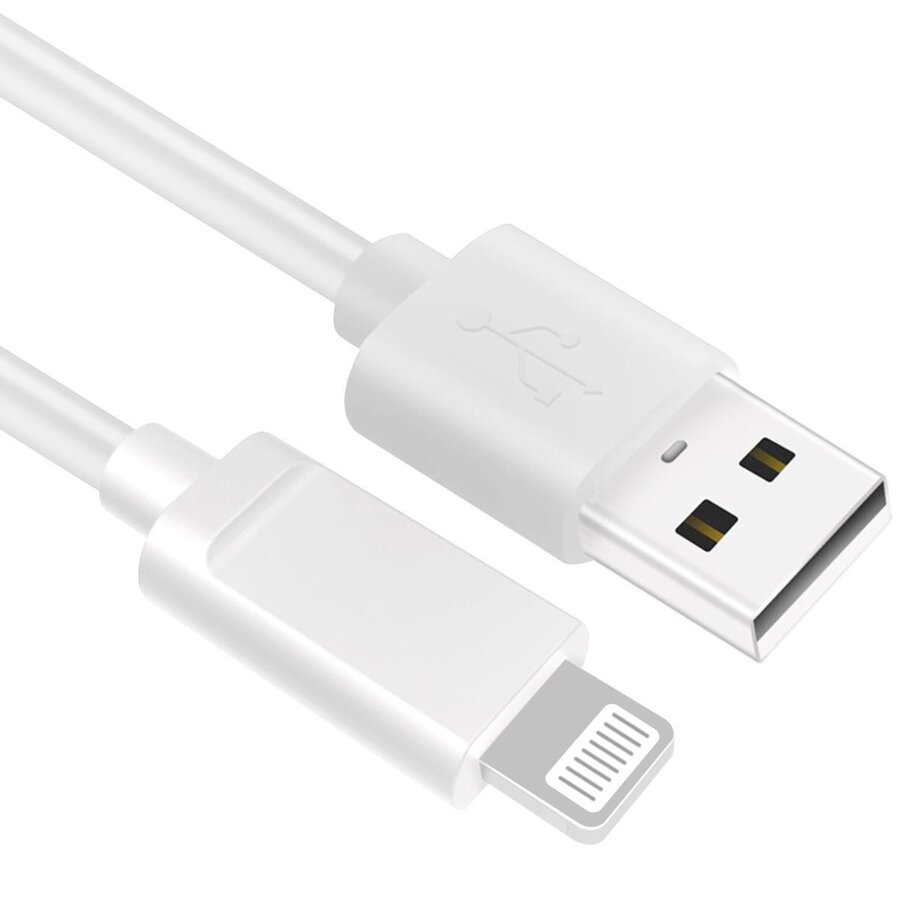 Zazitec® USB-A naar Lightning Kabel – 1 Meter – iPhone & iPad Oplaadkabel | Snelle Data-synchronisatie – Wit-1