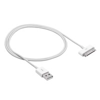 thumb-Zazitec® USB-A naar iPhone 30-pins Dock Kabel – 1 Meter | Voor iPhone 4/4S, iPad 1/2/3 & iPod – Wit-2