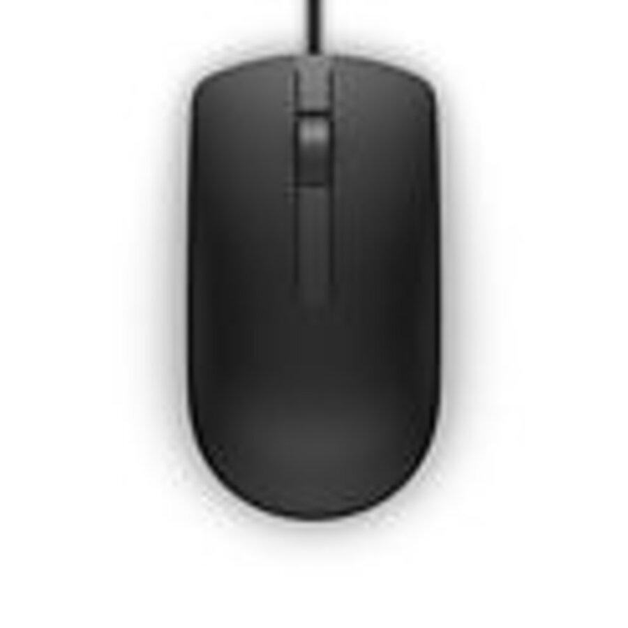Dell MS116 Optische Muis – Bedraad (USB) – 1000 DPI | Zwart – Ergonomisch Design-1
