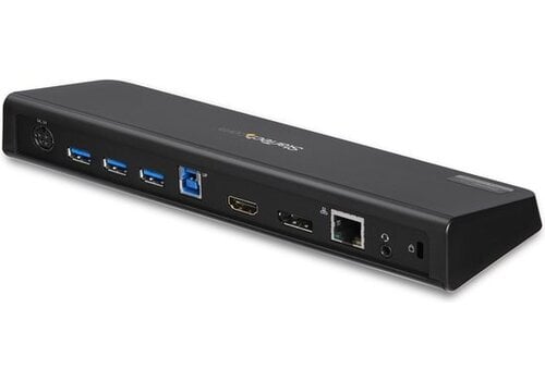 StarTech.com USB 3.0 Laptop Docking Station – 4K DisplayPort & HDMI – Gigabit Ethernet | USB3DOCKHDPC – Verticaal Design 