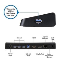 thumb-StarTech.com USB 3.0 Laptop Docking Station – 4K DisplayPort & HDMI – Gigabit Ethernet | USB3DOCKHDPC – Verticaal Design-7