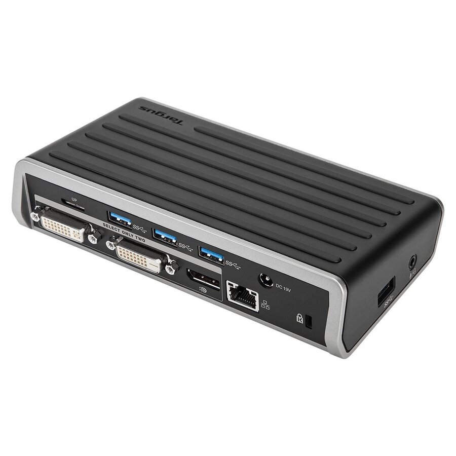 Targus 2K Dual Video Universal USB 3.0 Docking Station – DisplayPort & HDMI – Gigabit LAN | DOCK130 – Universeel-2