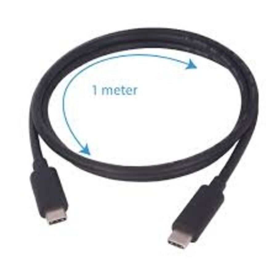 USB-C naar USB-C Kabel – 1 Meter | 60W Power Delivery Support – Snelle Oplaad- en Datakabel – Zwart-2