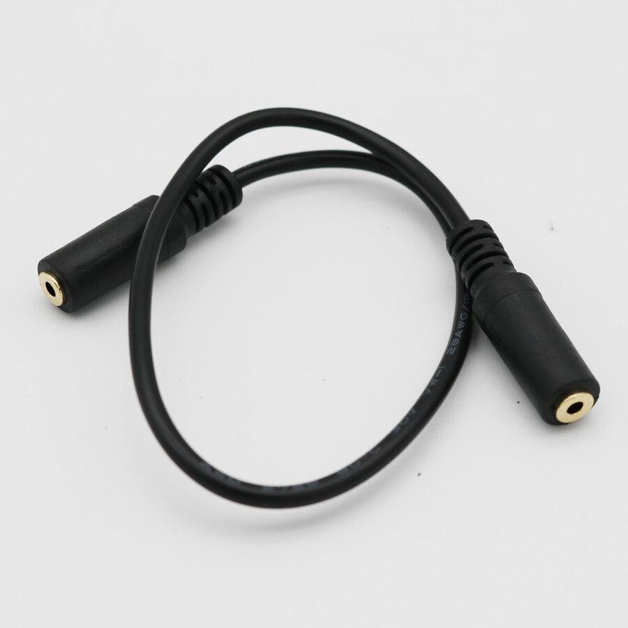 Zazitec® 3.5mm AUX Jack naar Jack Verlengkabel – Female naar Female – 1 Meter | Stereo Audiokabel-1