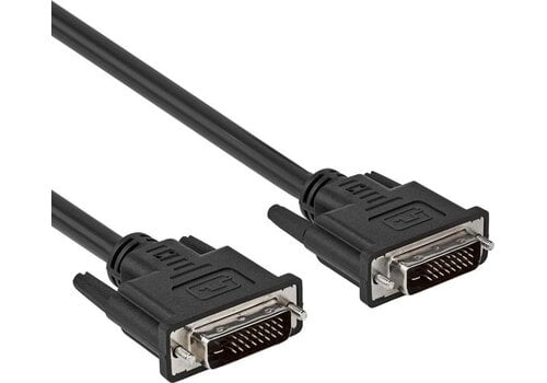 DVI-D naar DVI-D Dual Link Kabel – 2 Meter | Hoogwaardige Digitale Videokabel – Voor Monitor & PC | Zwart 