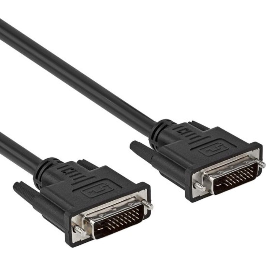 DVI-D naar DVI-D Dual Link Kabel – 2 Meter | Hoogwaardige Digitale Videokabel – Voor Monitor & PC | Zwart-1