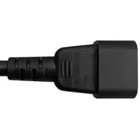 thumb-MAG-Kabel – DINIC Voedingsverlengstuk C13 naar C14 – 20cm | IEC Verlengkabel voor PC & Server – Zwart-2