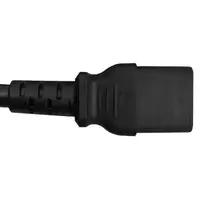 thumb-MAG-Kabel – DINIC Voedingsverlengstuk C13 naar C14 – 20cm | IEC Verlengkabel voor PC & Server – Zwart-3