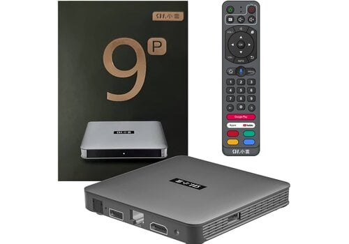 SVICLOUD 9P Smart TV Box - 8K Ultra HD - 4GB RAM + 64GB ROM - Android Media Player - AI Voice Control - Dual-Band WiFi 6 