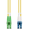 Zazitec Glasvezel Patchkabel - SC-APC naar SC-UPC - OS2 Singlemode 9/125µm - Simplex - Glasvezelkabel voor FTTH & Netwerken