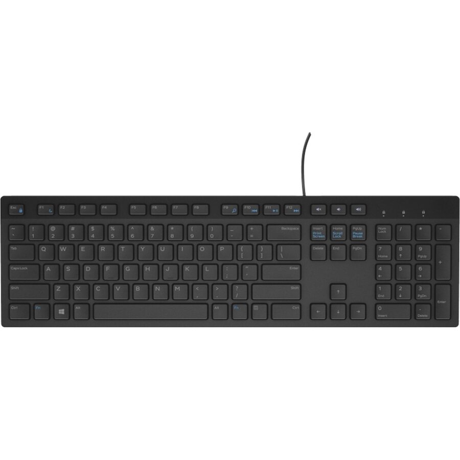 Dell Multimedia Toetsenbord KB216 - Zwart - Spaans QWERTY - Bedraad USB-2