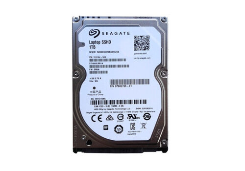 Seagate Laptop SSHD ST1000LM014 CP682765-01 – 1TB – 2.5" SSHD – 9.5mm – 5400 RPM 