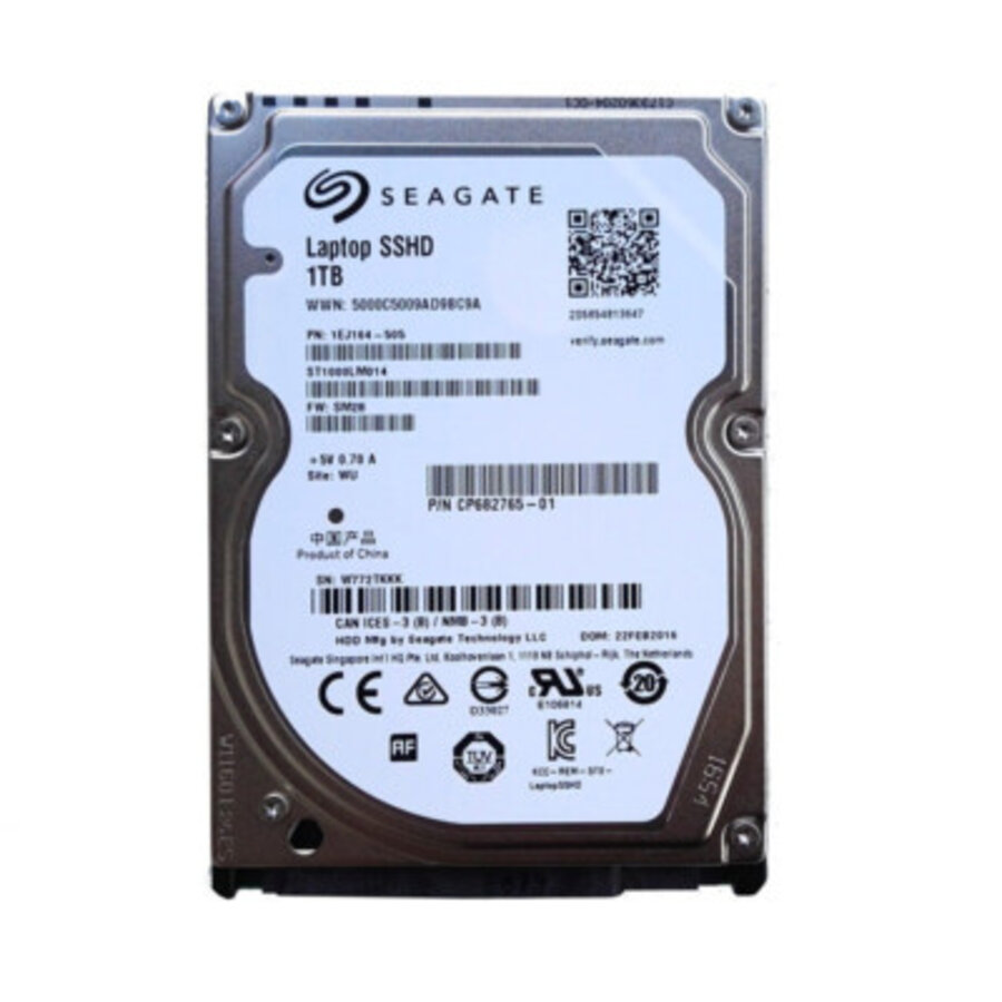 Seagate Laptop SSHD ST1000LM014 CP682765-01 – 1TB – 2.5" SSHD – 9.5mm – 5400 RPM-1